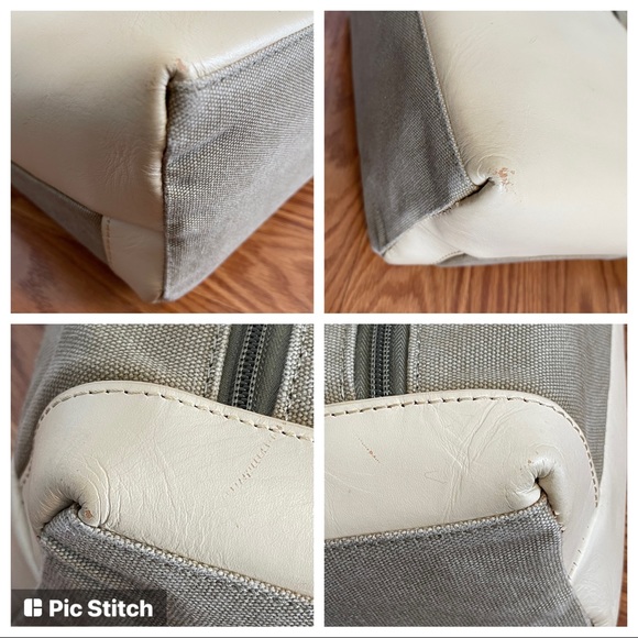 Kelly Moore Camera Bag Collins Sand Canvas/Bone Trim - Picture 10 of 16